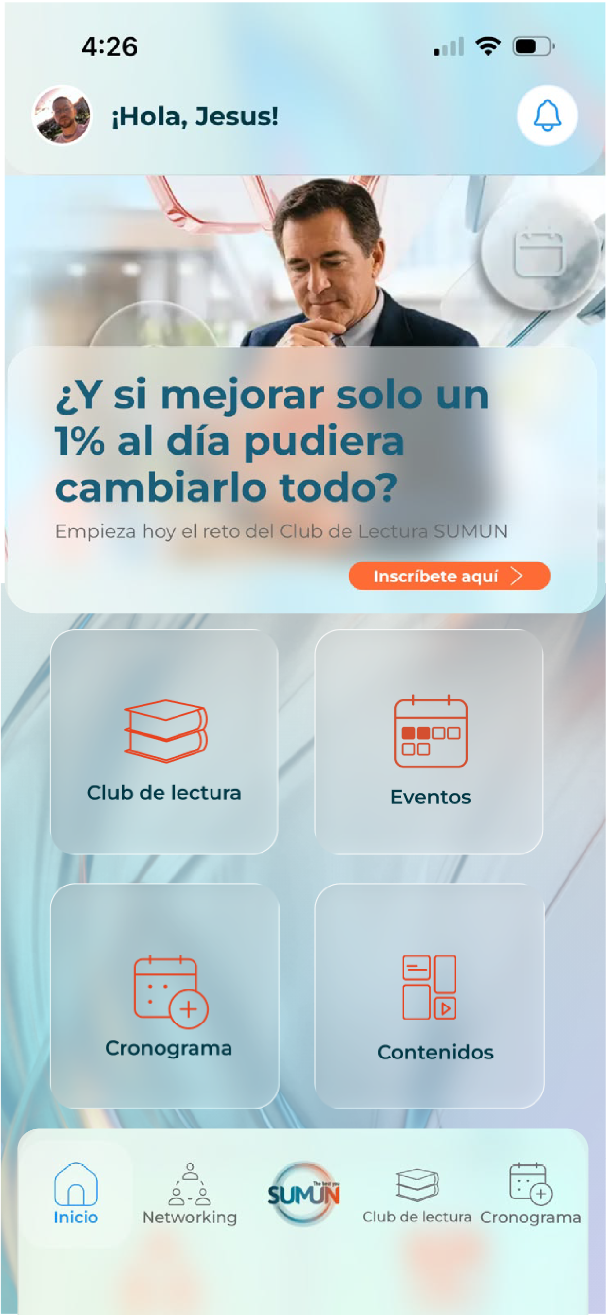 App Directivos SUMUN — inicio